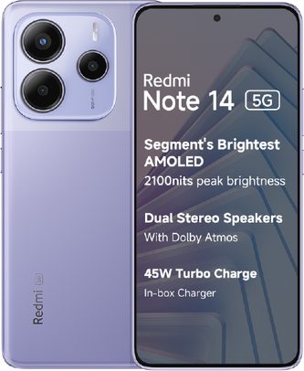 Xiaomi Redmi Note 14 5G Standard Edition Global Dual SIM TD-LTE 256GB 24094RAD4G